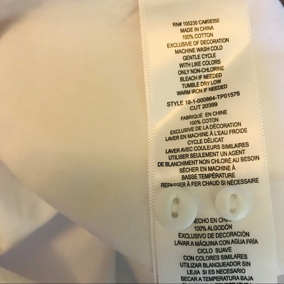 NEW Current Elliot DES shirt with tie back - Picture 7 of 8